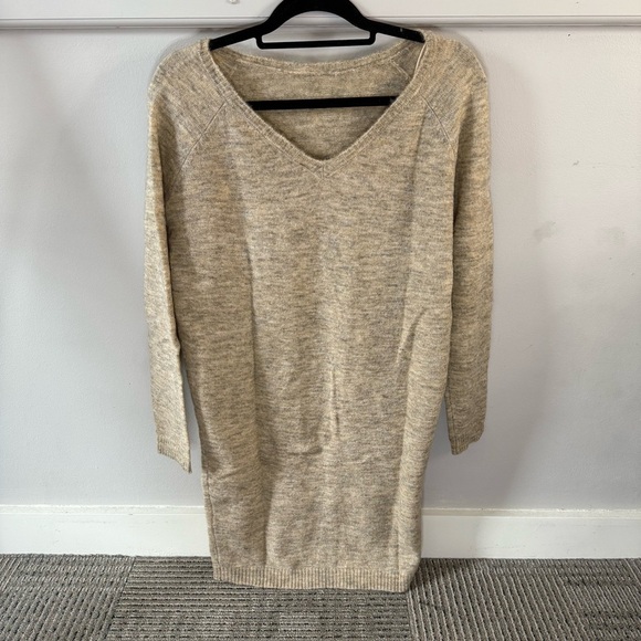 ST Studio Tan Beige Knit Sweater Dress - Picture 2 of 7